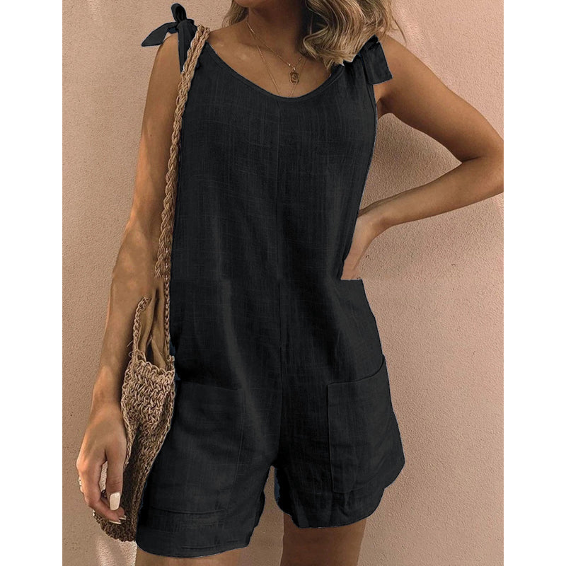Women's Breathable Casual Sleeveless Romper