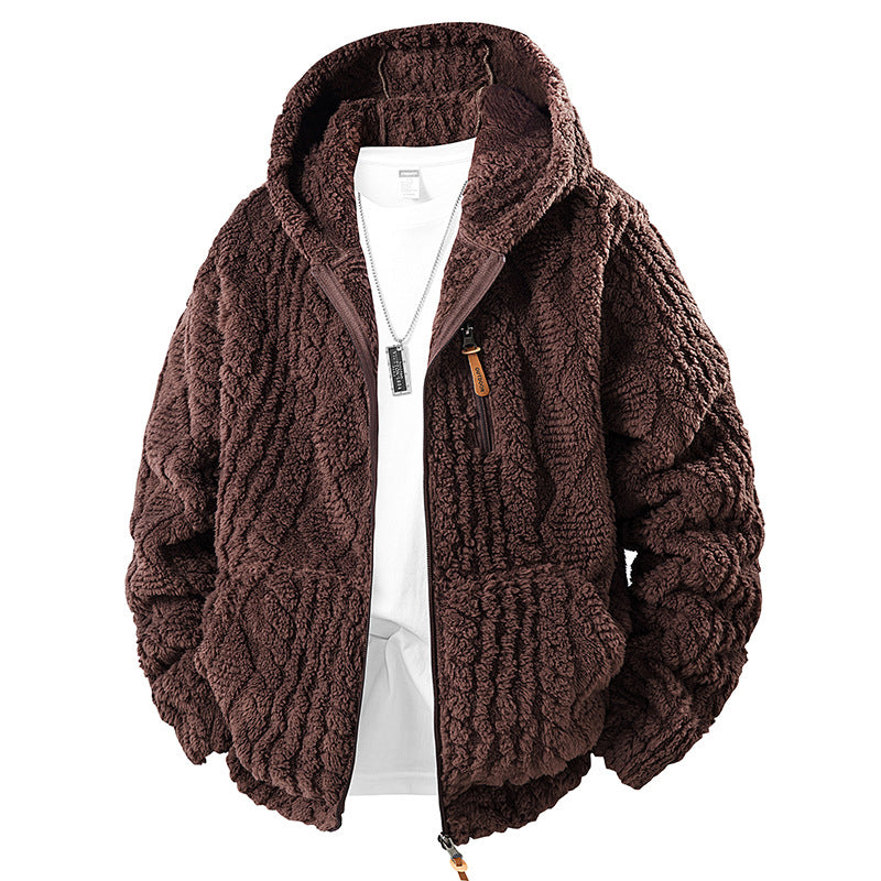 ⏰ Seasonal changeover sale: 50% off – quality at half the price! ✨Men's Hooded Fleece Zipper Jacket