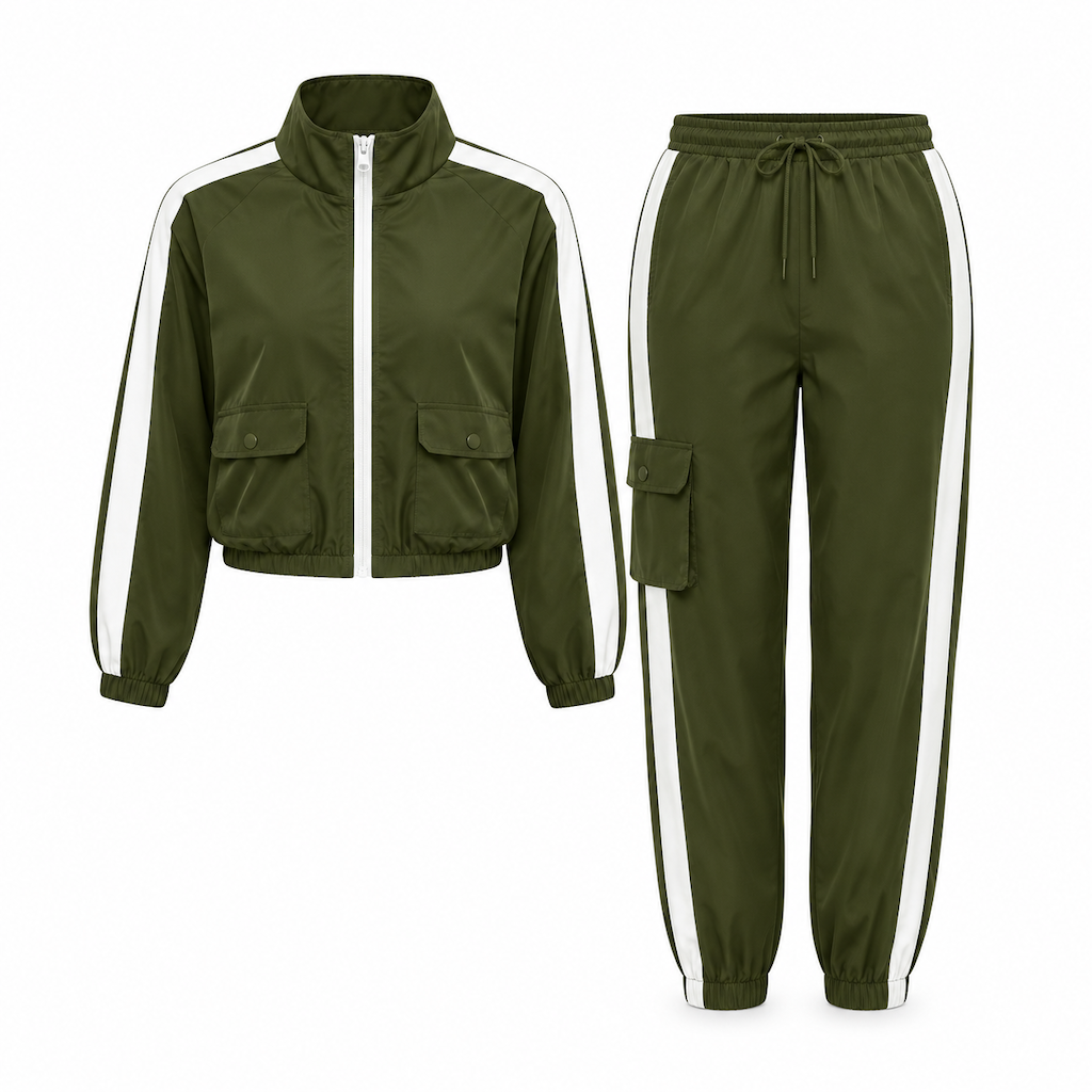 ⏰ Seasonal changeover sale: 50% off – quality at half the price! ✨Women Casual 2 Piece Outfit Zip Up Hooded Long Sleeve and Cargo Jogger Pants with Pockets