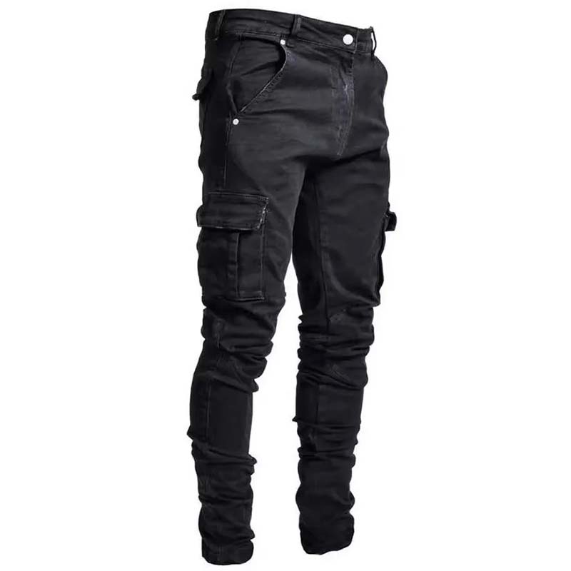 ⏰ Last Day of the Sale – 50% OFF ✨Slim Fit Denim Cargo Pants