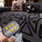 ✨Soft, non-slip plush sofa cover