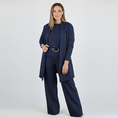🥳2026 HOT SALE🥳💞50K+ SOLD!🍂💞 Embrace Autumn in Cozy, Polished Style. Elegant Cardigan, Top & Pants Set. 🍁👚