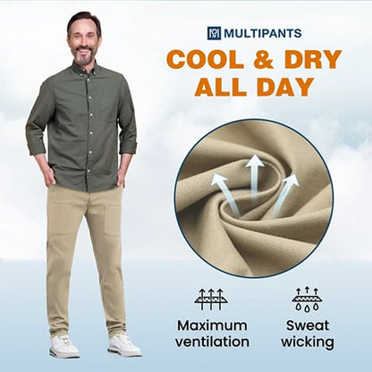 🔥MultiPants – Strapazierfähige Cargohose mit hoher Elastizität und mehreren Taschen