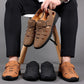 Modische PU-Ledersandalen mit Löchern
