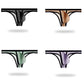 Sexy Low-Rise Comfort Bikini für Herren, transparenter ultradünner Slip aus Eisseidennetz
