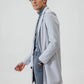 Herren einreihige einfarbige Jacke mit Schnalle
