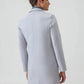 Herren einreihige einfarbige Jacke mit Schnalle