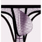 Sexy Low-Rise Comfort Bikini für Herren, transparenter ultradünner Slip aus Eisseidennetz