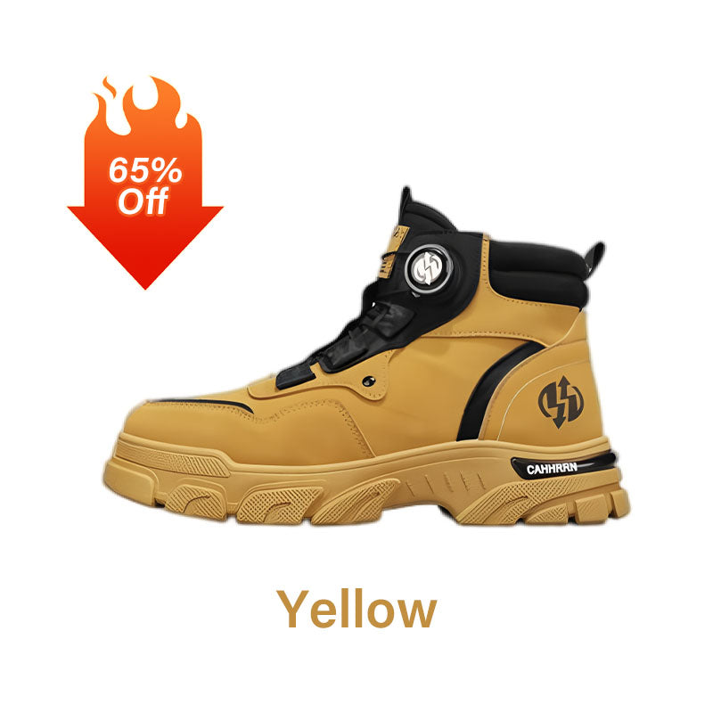 🔥Limited stock available65% OFF & Free shipping 🔥Men's Outdoor Swivel Buckle Work Shoes 🔄👞 – Waterproof 💦, Anti-slip 🚶‍♂️, Comfortable , Breathable 🌬️