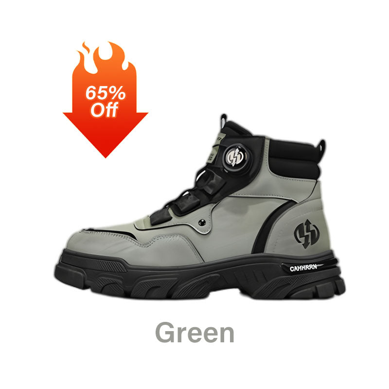 🔥Limited stock available65% OFF & Free shipping 🔥Men's Outdoor Swivel Buckle Work Shoes 🔄👞 – Waterproof 💦, Anti-slip 🚶‍♂️, Comfortable , Breathable 🌬️