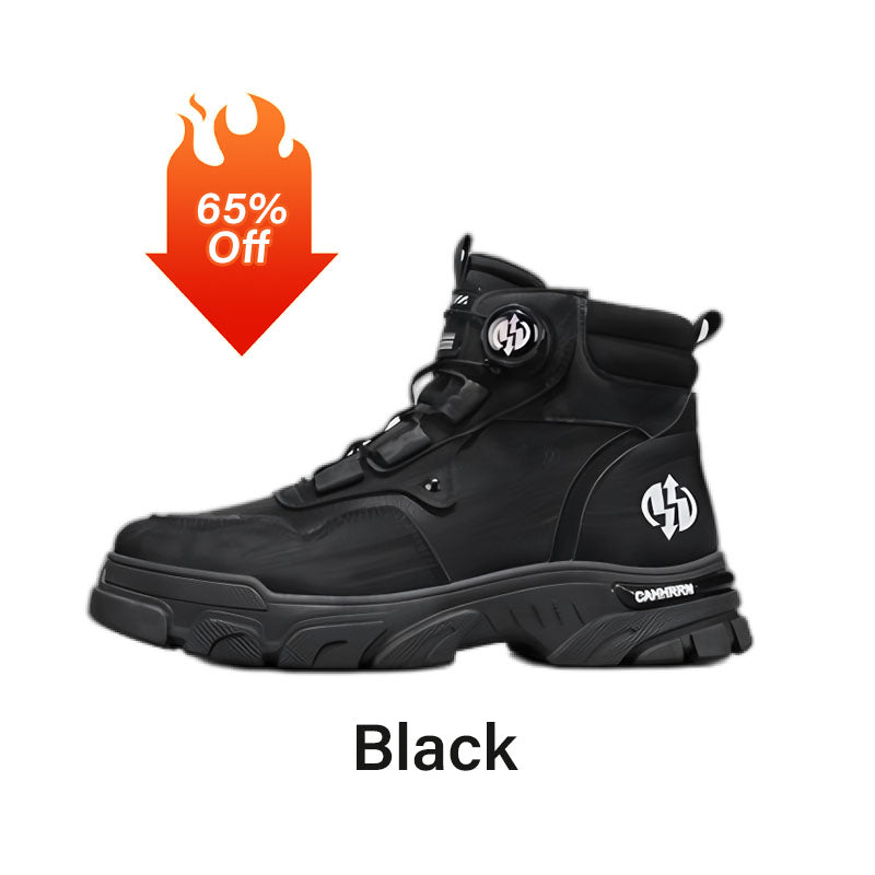 🔥Limited stock available65% OFF & Free shipping 🔥Men's Outdoor Swivel Buckle Work Shoes 🔄👞 – Waterproof 💦, Anti-slip 🚶‍♂️, Comfortable , Breathable 🌬️