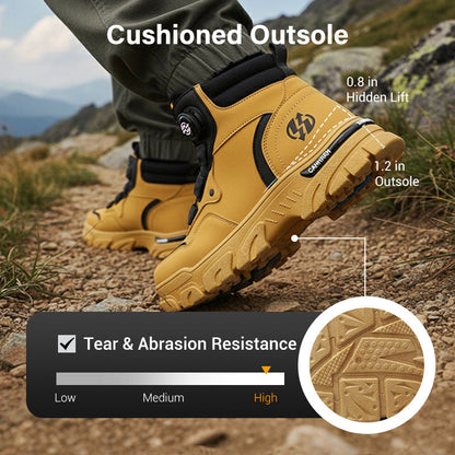 🔥Limited stock available65% OFF & Free shipping 🔥Men's Outdoor Swivel Buckle Work Shoes 🔄👞 – Waterproof 💦, Anti-slip 🚶‍♂️, Comfortable , Breathable 🌬️