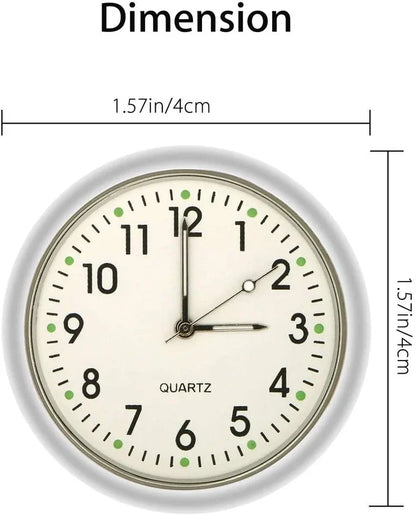 Autoaufkleber leuchtende Uhr