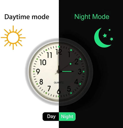 Autoaufkleber leuchtende Uhr