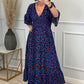 Leopardenkleid mit geraffter Taille
