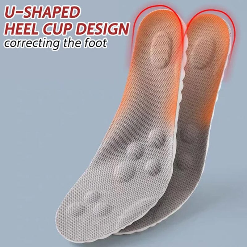 🔥4D Shoe Cloud Insoles for Men Women, Soft Memory Foam Orthotic Shoe Inserts Sports Insoles