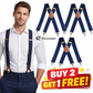 📢LAST DAY BUY 2 GET 1 FREE!⏰Men's X-Back Suspenders with Hook Clips