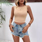 Sexy ärmelloses Crop-Top für Damen