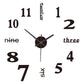 📢📢50 % OFF !! 3D Wall Decal Decorative Clock
