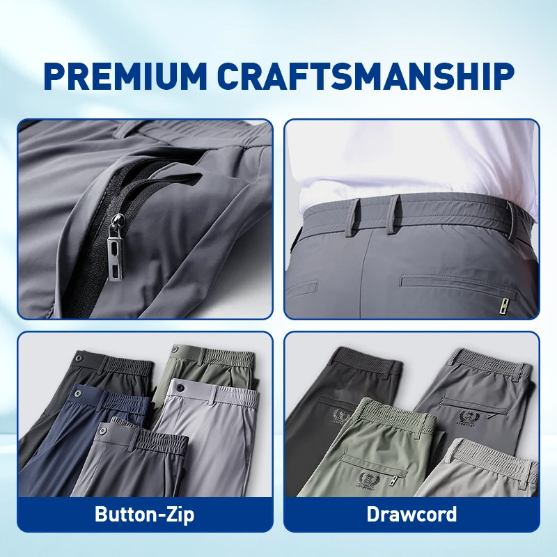 🔥2026 Hot Sale✨💖Breathable Comfortable Men's Stretch Casual Trousers