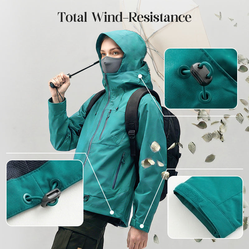 🥳2026 HOT SALE🥳💞50K+ SOLD!🚶‍♀️ 🌧️Lightweight Waterproof Jacket – Move freely, stay dry! No bulky layers, just comfortable protection. Handy pockets, adjustable hood. Perfect for daily walks. 🌿🧥