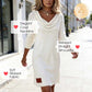 👗Women's Long Sleeve Cowl-Neck Knit Dress-Soft Fabric & Flattering Silhouette✅ | Cozy Elegance & Versatile Winter Style✨