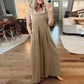 💝Ärmelloser Jumpsuit für Damen mit weitem Bein und Taschen