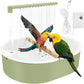 Automatic Bird Bath Shower with Faucet, USB-Powered Bird Bathtub for Bird