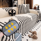 ✨Soft, non-slip plush sofa cover