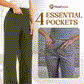 💖2025 NEUWARE VERKAUF 50% RABATT💖Bequeme Damenhose mit hohem Bund und Stretch