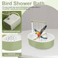 Automatic Bird Bath Shower with Faucet, USB-Powered Bird Bathtub for Bird