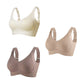 🎁Kaufen Sie 1 und erhalten Sie 3 Packungen💕Gerippter Push-up-BH für Frauen, verstellbar, kabellos💃