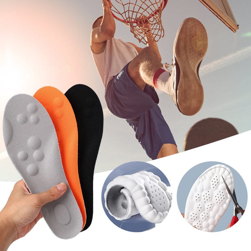 🔥4D Shoe Cloud Insoles for Men Women, Soft Memory Foam Orthotic Shoe Inserts Sports Insoles