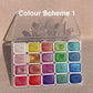 🎨20 Pailletten Aquarellmalerei Set