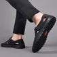 Modische PU-Ledersandalen mit Löchern