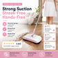 🧹LIMITED TIME 50% OFF! Manual Hands-Free Sweeper Broom, 3-in-1 Sweep Suction Mop Cleaner with Strong Suction Streak-Free Floor Cleaning for Pet Hair Dust Debris