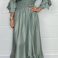 ✨💕Fließendes Kleid mit Rüschen und hoher Taille für Damen