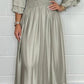 ✨💕Fließendes Kleid mit Rüschen und hoher Taille für Damen