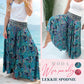 🌸Hose mit elastischem Bund und ethnischem Muster