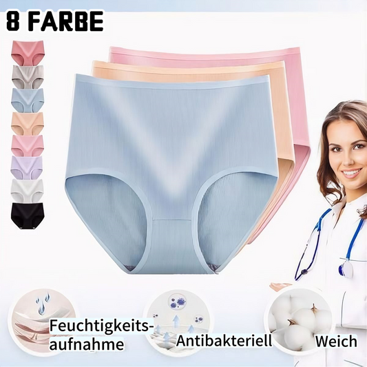 🔥Letzter Tag Kaufe 1 und erhalte 2 gratis✨Saugfähige Damenhöschen mit hoher Taille✨