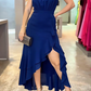 Elegantes ärmelloses Rüschenkleid mit Rundhalsausschnitt