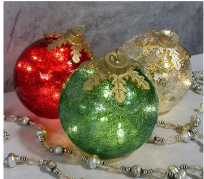 🎅Glastischplatten-Weihnachtsschmuck【3 Stück】🔔🎁
