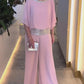 🔥Letzter Tag Verkauf 49%🔥Sequined Colorblock Elegantes zweiteiliges Set