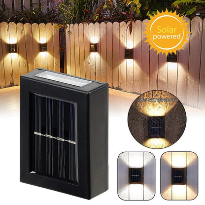 ✨LED SOLARLAMPE WASSERDICHT WANDLEUCHTE