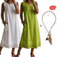 👗☀️Women's Summer Sleeveless Tiered Dress - Effortless & Breezy Style🔥