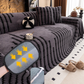 ✨Soft, non-slip plush sofa cover