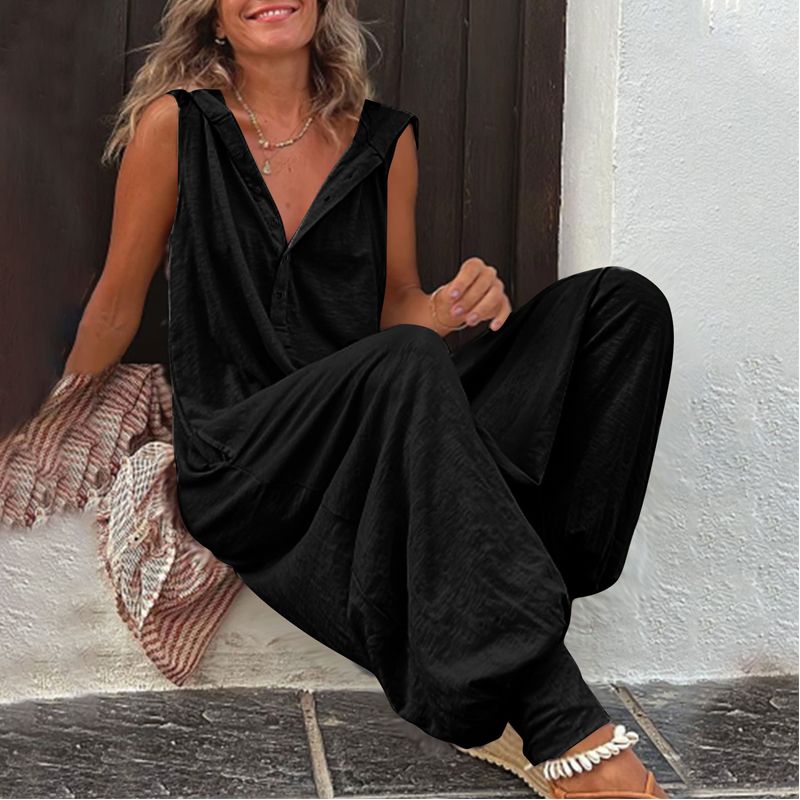 👗 2026 Sale — Over 72,000 Sold!🔥 Women's Relaxed Hooded Sleeveless Jumpsuit – Lightweight & Breathable ☀️