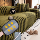 ✨Soft, non-slip plush sofa cover