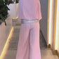 🔥Letzter Tag Verkauf 49%🔥Sequined Colorblock Elegantes zweiteiliges Set