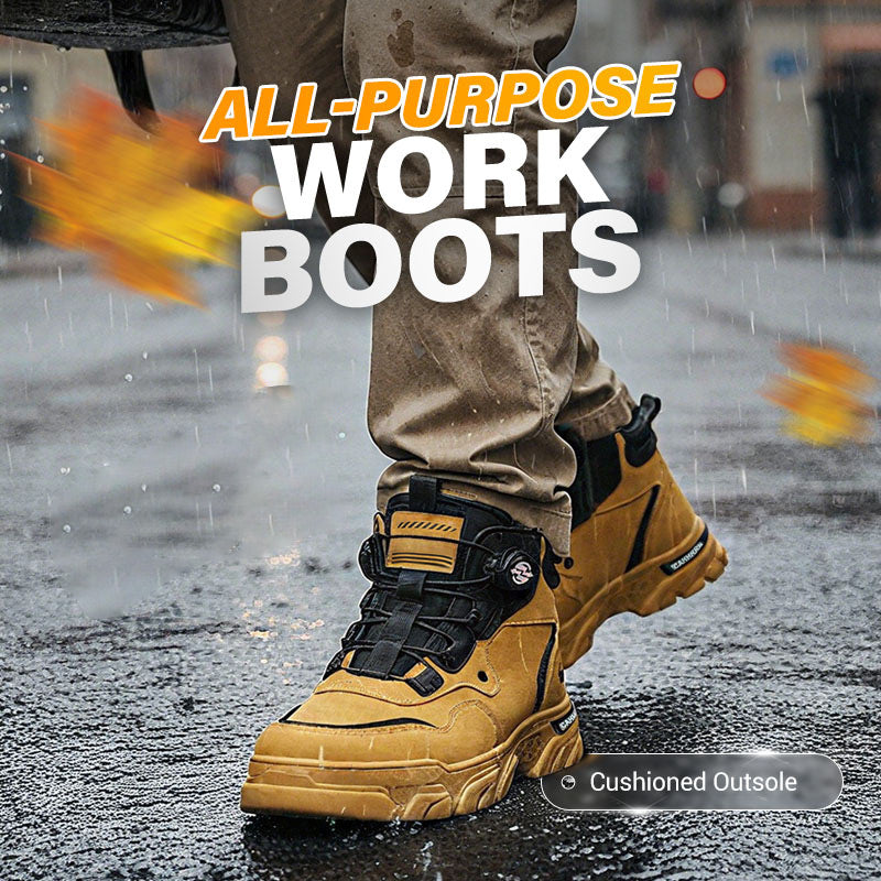 🔥Limited stock available65% OFF & Free shipping 🔥Men's Outdoor Swivel Buckle Work Shoes 🔄👞 – Waterproof 💦, Anti-slip 🚶‍♂️, Comfortable , Breathable 🌬️